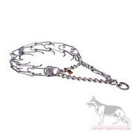 Collare con le punte in acciaio inox, 3,2 mm per cane Collare con le punte in acciaio inox, 3,2 mm per cane
