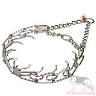 Collare a strozzo con punte in acciaio inox, 3,25 mm Collare a strozzo con punte in acciaio inox, 3,25 mm