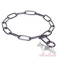 Collare salvapelo in acciaio inox annerito 4 mm Collare salvapelo in acciaio inox annerito 4 mm