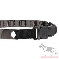 Collare a punte in acciaio inox annerito per cani aggressivi Collare a punte in acciaio inox annerito per cani aggressivi