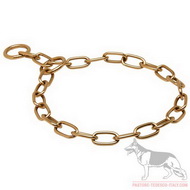 Collare a catena in curogan Salva Pelo, 3 mm per cane Collare a catena in curogan Salva Pelo, 3 mm per cane