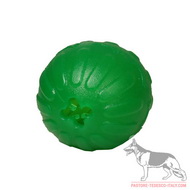 Palla da masticare con foro per crocchette, 10 cm di diametro Palla da masticare con foro per crocchette, 10 cm di diametro