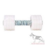 Manubrio con copertura e dischi bianchi, 2 kg, per IGP Manubrio con copertura e dischi bianchi, 2 kg, per IGP