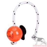 Top Matic Technic Ball orange diam.6,8 cm con clip nera e corda