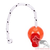 Top Matic Technic Ball orange diam.6,8 cm con clip rossa e corda Top Matic Technic Ball orange diam.6,8 cm con clip rossa e corda