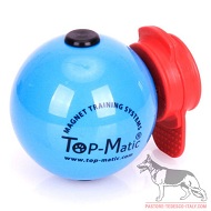 Palla con magnete incorporato Technic SOFT Blue con clip rossa Palla con magnete incorporato Technic SOFT Blue con clip rossa