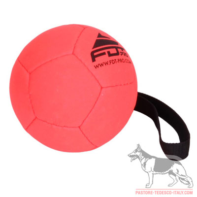 Palla gonfiata Air Toy con valvola in gomma e pelle sintetica gioco per cane