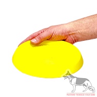 Disco Frisbee giallo per Pastore tedesco Disco Frisbee giallo per Pastore tedesco