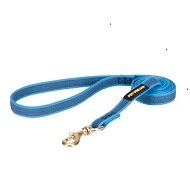 Guinzaglio in nylon gommato colore blu per pastore tedesco