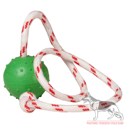 Palla da gioco con corda, 5 cm per Pastore tedesco - Clicca l'immagine per chiudere
